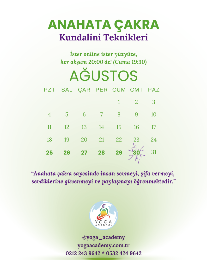 ÇAKRA ÇALIŞMALARI