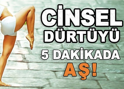 CİNSEL DÜRTÜYÜ 5 DAKİKADA AŞ